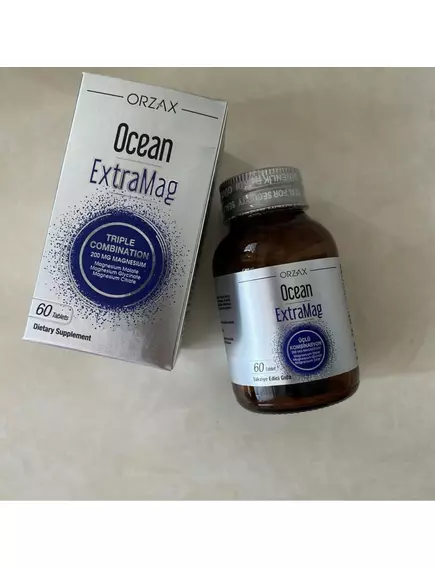 Ocean ExtraMag / Магній цитрат малат бісгліцинат 200 мг 60 таблеток, фото 5 в магазине биодобавок nutrido.shop