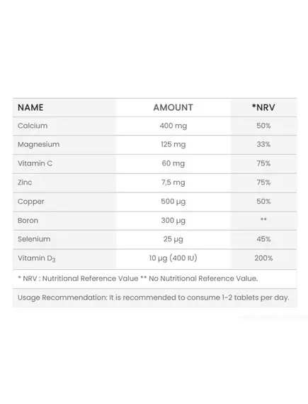 Orzax OsteoFine / Кальцій-магній комплекс для здоров'я кісток і м'язів 60 таблеток, фото 2 в магазине биодобавок nutrido.shop