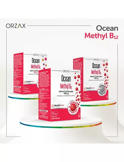 Ocean Methyl B12 / Вітамін Б12 метилкобаламін 1000 мкг 10 мл спрей під'язичний 66 доз, фото 5 в магазине биодобавок nutrido.shop