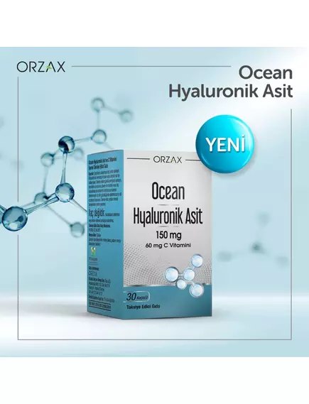 Ocean Hyaluronic Asid / Гіалуронова кислота 150 мг 30 капсул, фото 7 в магазине биодобавок nutrido.shop