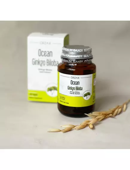 Orzax Ginkgo Biloba / Гінкго Білоба підтримка здоров'я мозку та когнітивних функцій 30 капсул, фото 3 в магазине биодобавок nutrido.shop