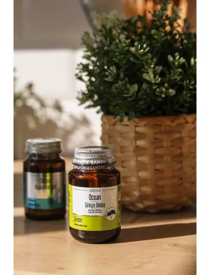 Orzax Ginkgo Biloba / Гінкго Білоба підтримка здоров'я мозку та когнітивних функцій 30 капсул, фото 6 в магазине биодобавок nutrido.shop