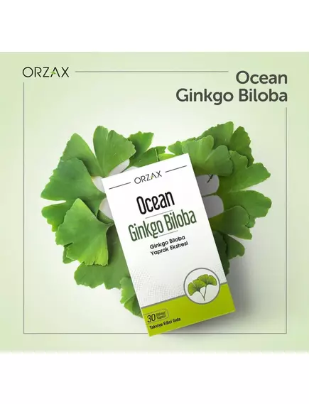 Orzax Ginkgo Biloba / Гінкго Білоба підтримка здоров'я мозку та когнітивних функцій 30 капсул, фото 7 в магазине биодобавок nutrido.shop