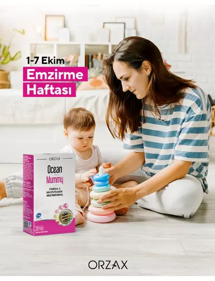 Orzax Mummy / Мультивітаміни + Омега 3 для вагітних і годуючих 30 капсул, фото 4 в магазине биодобавок nutrido.shop