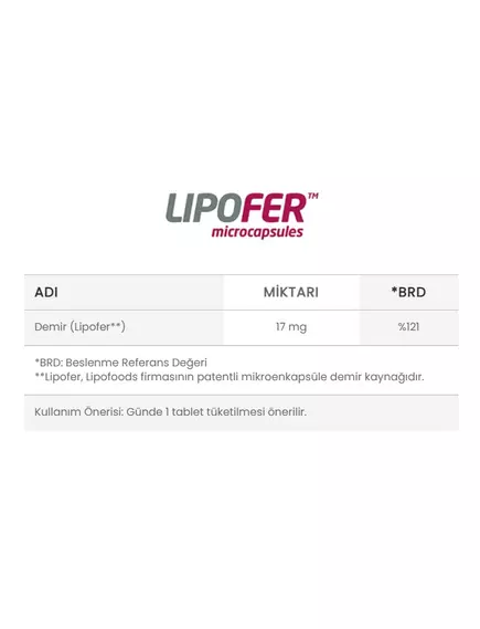 Orzax Microfer / Мікрофер залізо мікрокапсульоване 30 таблеток, фото 2 в магазине биодобавок nutrido.shop