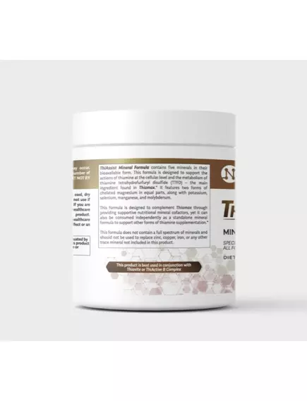 Objective Nutrients ThiAssist / ТіАсист Комплекс мінералів для засвоєння Тіаміну 188,4 г, фото 4 в магазине биодобавок nutrido.shop