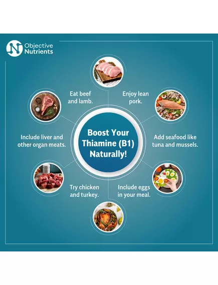 Objective Nutrients ThiAssist / ТіАсист Комплекс мінералів для засвоєння Тіаміну 188,4 г, фото 5 в магазине биодобавок nutrido.shop