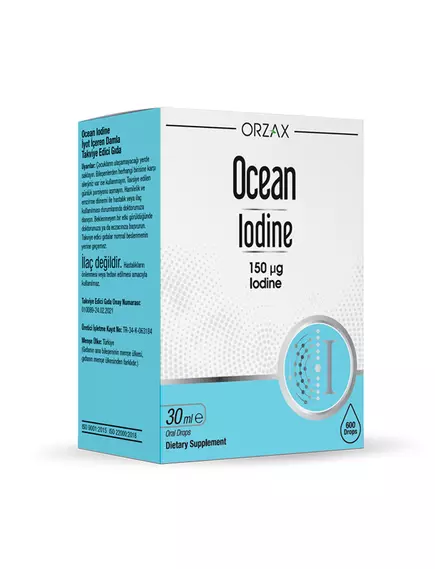 Orzax Iodine / Йод 150 мкг 30 мл від магазину біодобавок nutrido.shop