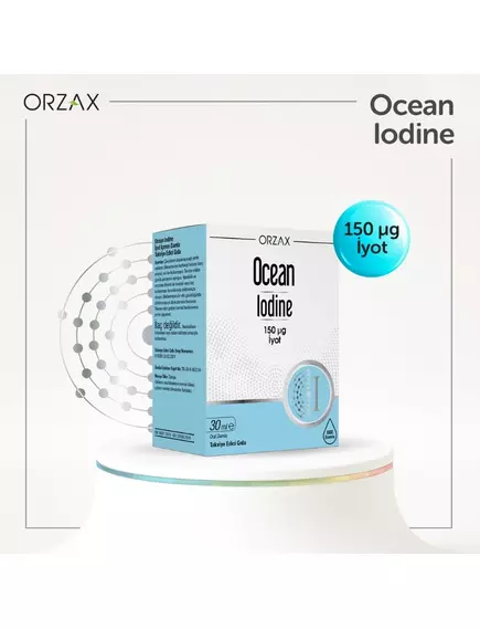 Orzax Iodine / Йод 150 мкг 30 мл, фото 3 в магазине биодобавок nutrido.shop