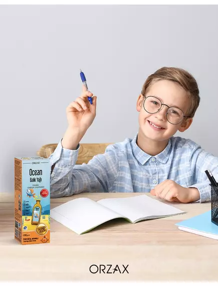 Ocean Omega 3 tutti frutti sirop / Омега-3 сироп з ароматом тутті фрутті 150 мл, фото 4 в магазине биодобавок nutrido.shop