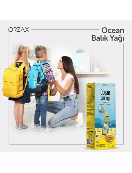 Ocean Omega 3 tutti frutti sirop / Омега-3 сироп з ароматом тутті фрутті 150 мл, фото 5 в магазине биодобавок nutrido.shop