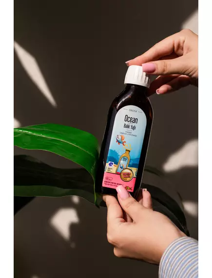 Ocean Omega 3 tutti frutti sirop / Омега-3 сироп з ароматом тутті фрутті 150 мл, фото 8 в магазине биодобавок nutrido.shop