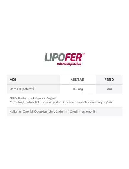 Orzax Microfer / Мікрофер залізо мікрокапсульоване 30 мл, фото 2 в магазине биодобавок nutrido.shop