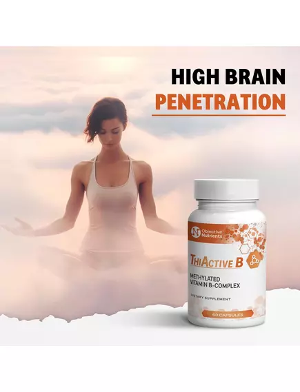 Objective Nutrients Thiavite B / Тіавіт повний спектр вітамінів групи Б 60 капсул, фото 5 в магазине биодобавок nutrido.shop
