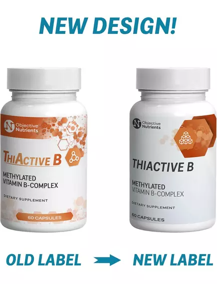 Objective Nutrients Thiavite B / Тіавіт повний спектр вітамінів групи Б 60 капсул, фото 8 в магазине биодобавок nutrido.shop