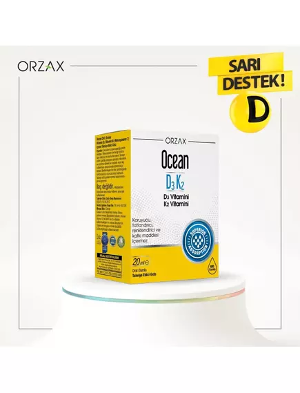 Orzax Vitamin D3K2 / Вітамін Д3К2 1000 МО 20 мл, фото 6 в магазине биодобавок nutrido.shop