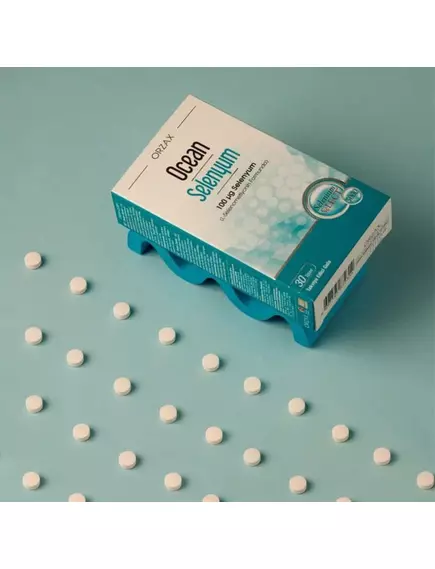 Orzax Ocean Selenium / L-селенометіонін 100 мкг 30 таблеток, фото 3 в магазине биодобавок nutrido.shop