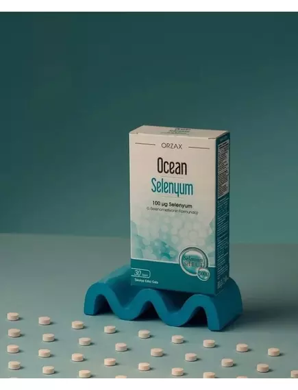 Orzax Ocean Selenium / L-селенометіонін 100 мкг 30 таблеток, фото 4 в магазине биодобавок nutrido.shop