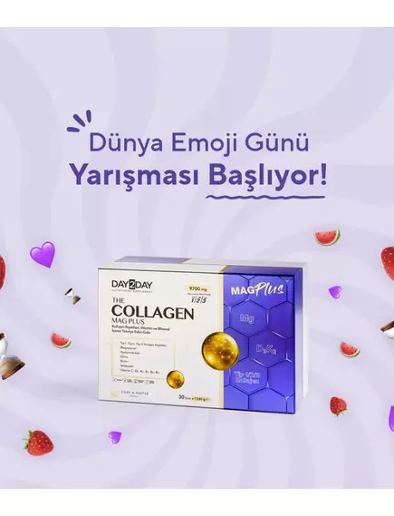 Orzax The Collagen Mag Plus / Коллагеновые пептиды c витаминным комплексом и магнием 30 саше, фото 8 в магазине биодобавок nutrido.shop