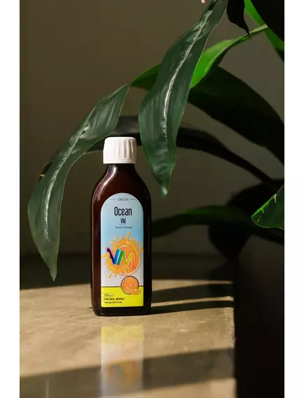 Ocean VM 12 vitamins and 5 minerals / Комплекс для дітей 12 вітамінів і 5 мінералів 150 мл, фото 4 в магазине биодобавок nutrido.shop