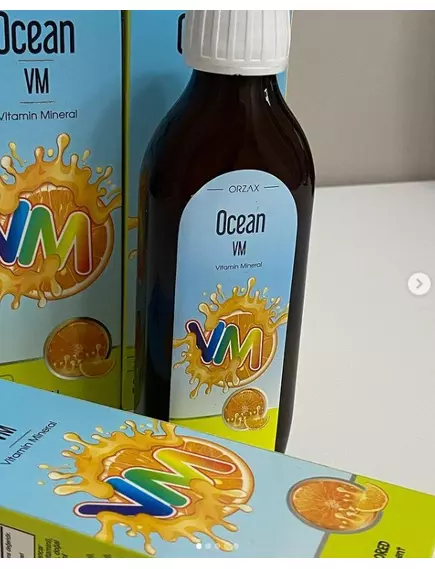 Ocean VM 12 vitamins and 5 minerals / Комплекс для дітей 12 вітамінів і 5 мінералів 150 мл, фото 7 в магазине биодобавок nutrido.shop