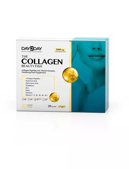 Orzax The Collagen Beauty Fish / Пептиди риб'ячого колагену + поживні речовини 30 саше від магазину біодобавок nutrido.shop