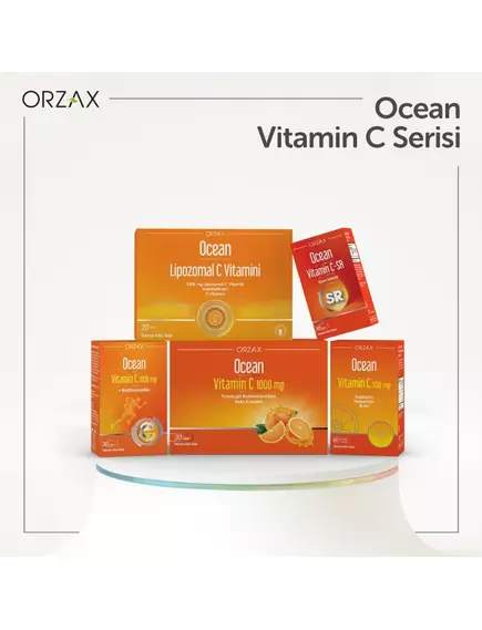 Orzax Vitamin C / Вітамін C 1000 мг + цитрусові біофлавоноїди 30 таблеток, фото 6 від магазину біодобавок nutrido.shop