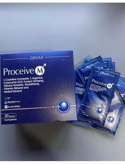 Orzax Proceive M / Вітамінно-мінеральний комплекс для чоловічого здоров'я 30 саше, фото 8 від магазину біодобавок nutrido.shop