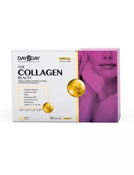 Orzax Day2Day The Collagen Beauty / Пептиди колагену + поживні речовини для шкіри та волосся 30 флаконів від магазину біодобавок nutrido.shop