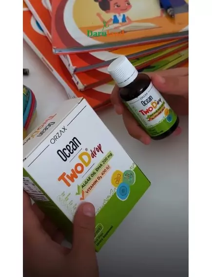 Orzax TwoD drop / Вітамін Д3 + ДГК/EПA 30 мл, фото 3 в магазине биодобавок nutrido.shop