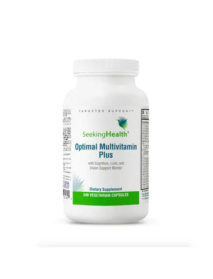 SEEKING HEALTH OPTIMAL MULTIVITAMIN PLUS / МУЛЬТИВІТАМІНИ ПЛЮС 240 КАПСУЛ від магазину біодобавок nutrido.shop