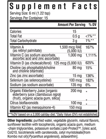 Seeking Health Immune Intensive / Поддержка иммунитета 180 мл, фото 2 в магазине биодобавок nutrido.shop