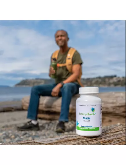 Seeking Health Niacin / Ниацин витамин Б3 50 мг 100 капсул, фото 7 в магазине биодобавок nutrido.shop