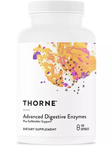 THORNE RESEARCH ADVANCED DIGESTIVE ENZYMES (FORMERLY BIO-GEST) / ТРАВНІ ФЕРМЕНТИ БІО-ГЕСТ 180 КАПСУЛ від магазину біодобавок nutrido.shop