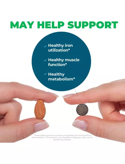 Seeking Health Iron Chewable / Железо жевательное 10 мг 60 шт., фото 3 в магазине биодобавок nutrido.shop