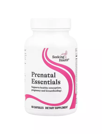 Seeking Health Prenatal Essentials / Комплекс витаминов для беременных 60 капсул в магазине биодобавок nutrido.shop