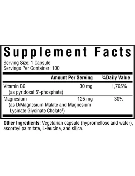 Seeking Health Magnesium Plus / Магний + витамин Б6 100 капсул, фото 2 в магазине биодобавок nutrido.shop