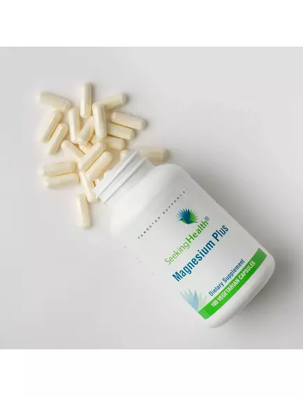 Seeking Health Magnesium Plus / Магний + витамин Б6 100 капсул, фото 3 в магазине биодобавок nutrido.shop