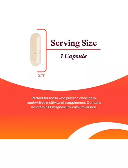 Seeking Health Multivitamin One MF / Мультивитамины без метилов ОДИН РАЗ В ДЕНЬ 45 капсул, фото 5 в магазине биодобавок nutrido.shop