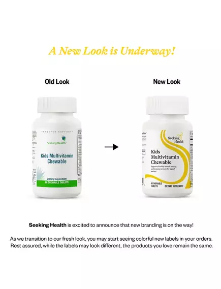 Seeking Health Kids Multivitamin / Мультивітаміни для дітей 60 жувальних таблеток, фото 2 від магазину біодобавок nutrido.shop