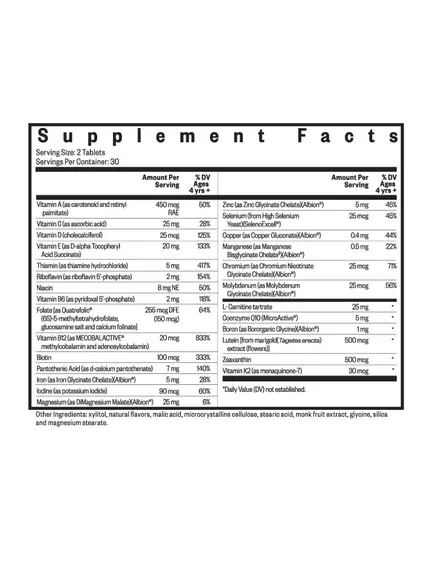 Seeking Health Kids Multivitamin / Мультивітаміни для дітей 60 жувальних таблеток, фото 3 від магазину біодобавок nutrido.shop