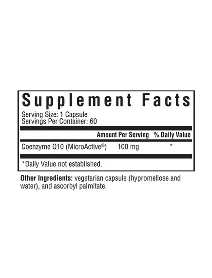 Seeking Health Optimal CoQ10 / Коэнзим CoQ10 100 мг 60 капсул, фото 2 в магазине биодобавок nutrido.shop