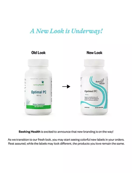 Seeking Health Optimal PC / Фосфатидилхолин из подсолнечника 800 мг 100 капсул, фото 2 в магазине биодобавок nutrido.shop