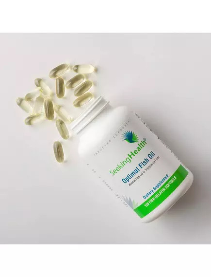 Seeking Health Optimal Fish Oil / Оптимальный рыбий жир из минтая 120 капсул, фото 4 в магазине биодобавок nutrido.shop