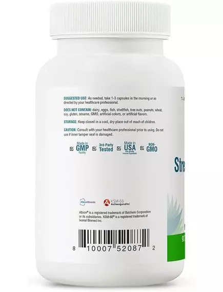 SEEKING HEALTH STRESS NUTRIENTS (FORMERLY ADRENAL NUTRIENTS) / ПОЖИВНІ РЕЧОВИНИ ДЛЯ НАДНИРКОВИХ ЗАЛОЗ 90 КАПСУЛ, фото 4 від магазину біодобавок nutrido.shop