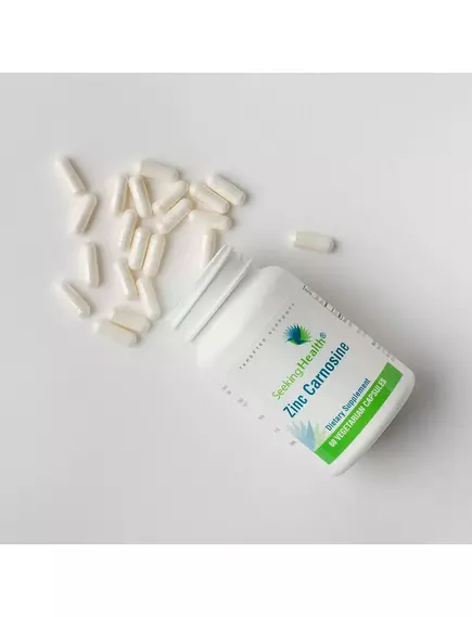 SEEKING HEALTH ZINC CARNOSINE / ЦИНК КАРНОЗИН ДЛЯ ПІДТРИМКИ СЛИЗОВОЇ ОБОЛОНКИ ШЛУНКА 60 КАПСУЛ, фото 4 від магазину біодобавок nutrido.shop