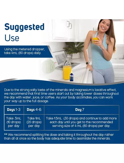 Trace Minerals Ionic Magnesium / Магній іонний рідкий 400 мг 118 мл, фото 3 від магазину біодобавок nutrido.shop