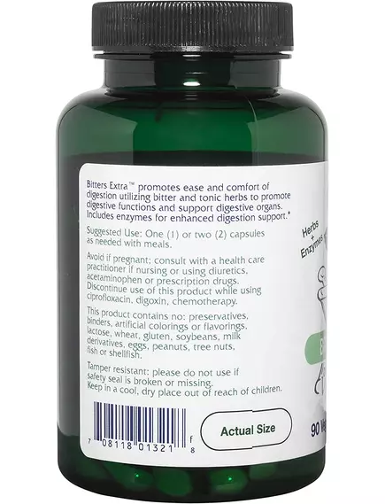 VITANICA BITTERS EXTRA / ГІРКОТИ ДЛЯ ПІДТРИМКИ ТРАВЛЕННЯ 90 КАПСУЛ, фото 2 від магазину біодобавок nutrido.shop