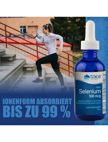 Селен іонний 300 мкг 59 мл / Ionic Selenium, Trace Minerals, фото 7 в магазине биодобавок nutrido.shop