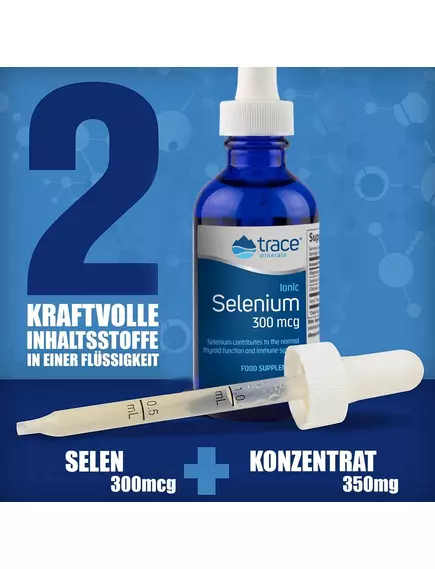Селен іонний 300 мкг 59 мл / Ionic Selenium, Trace Minerals, фото 8 в магазине биодобавок nutrido.shop